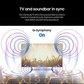 Samsung S61D Q-Symphony alignment with Samsung TV for immersive audio