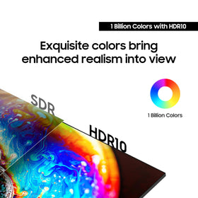 Samsung S65UC built-in speakers simplify desk setup