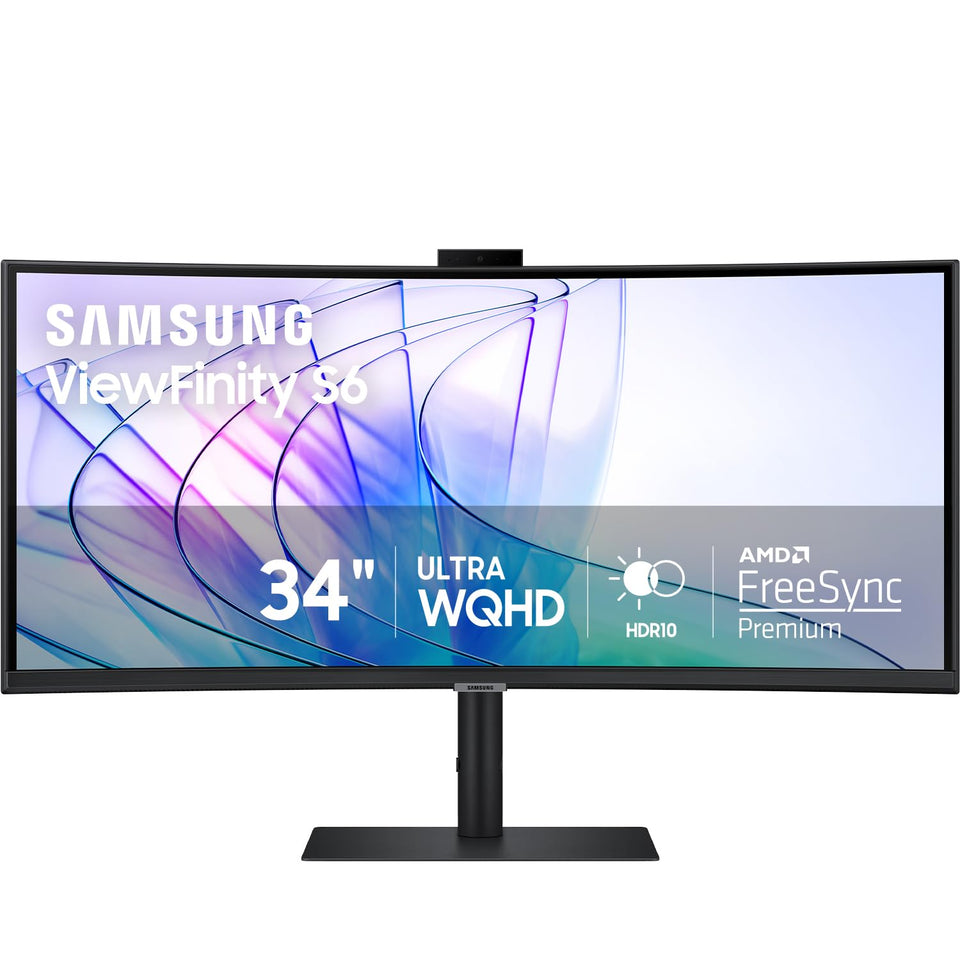 Samsung ViewFinity S65VC 34-inch curve, immersive workspace for productivity and gaming.