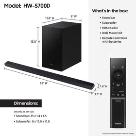Samsung S700D wireless Dolby Atmos demonstrates cable-free immersive sound for living rooms