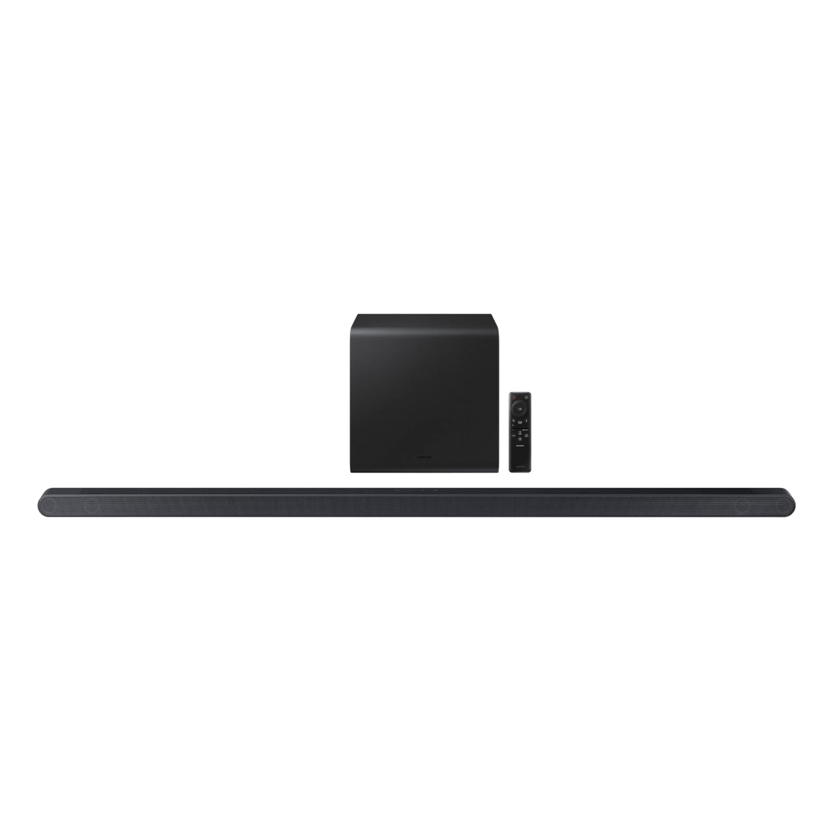 Samsung S800D front view shows a sleek, space-saving design for modern living rooms