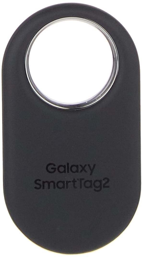 Samsung SmartTag2 app diagram shows locating items with Bluetooth and UWB.