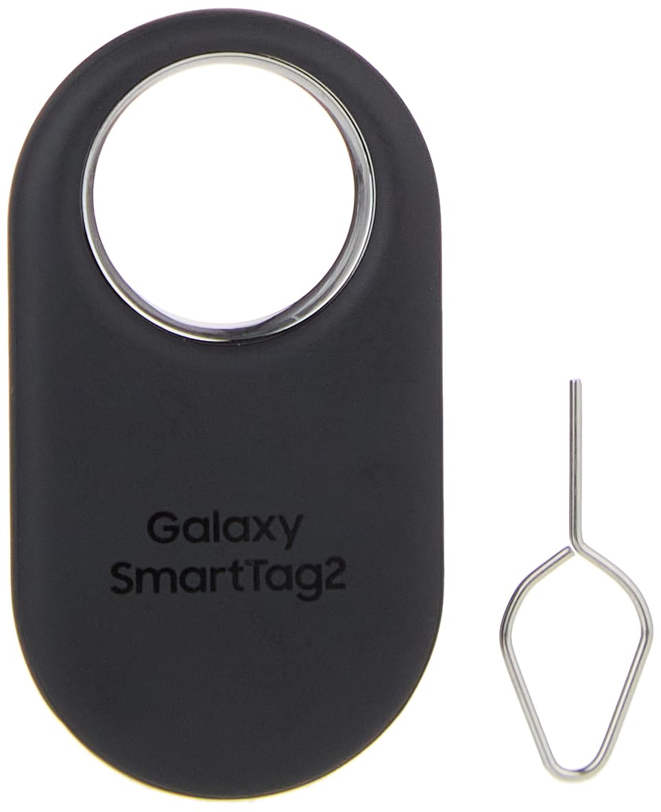 Samsung SmartTag2 front view, a compact tracker for easy item finding.