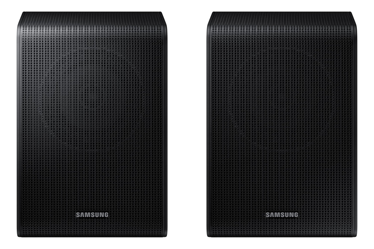 Samsung SWA-9250S rear front view shows compact, clutter-free design and immersive audio