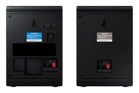 Samsung SWA-9250S rear wireless setup demonstrates easy integration with compatible soundbars
