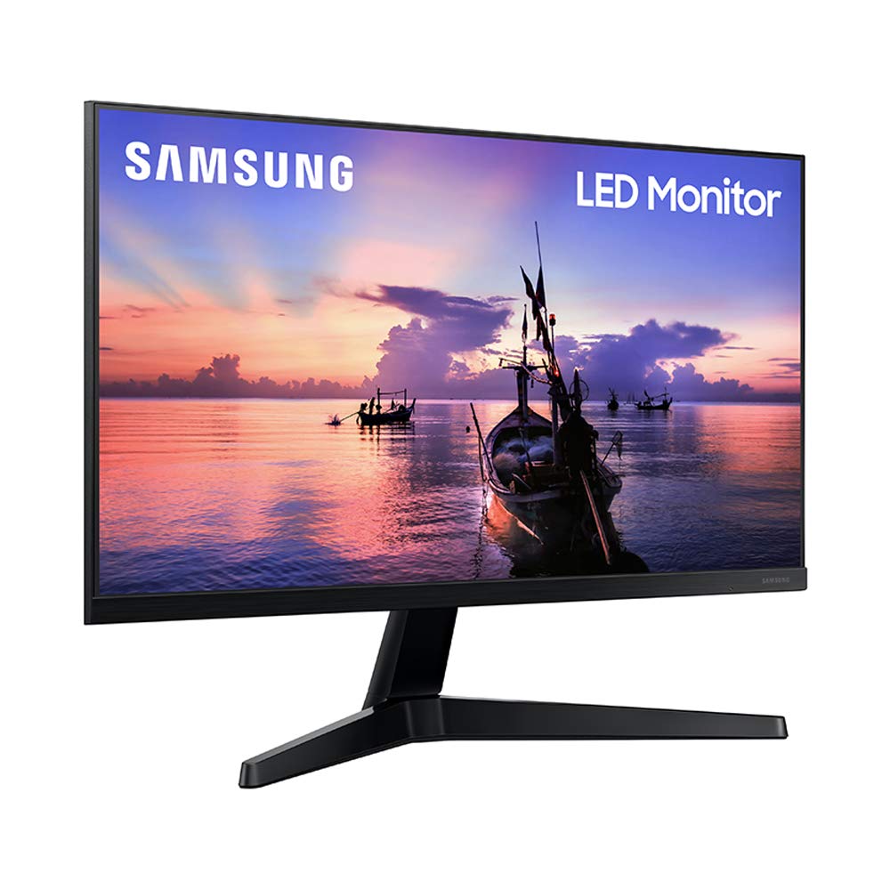 Samsung T350 IPS panel close-up highlighting vibrant color for productivity visuals.