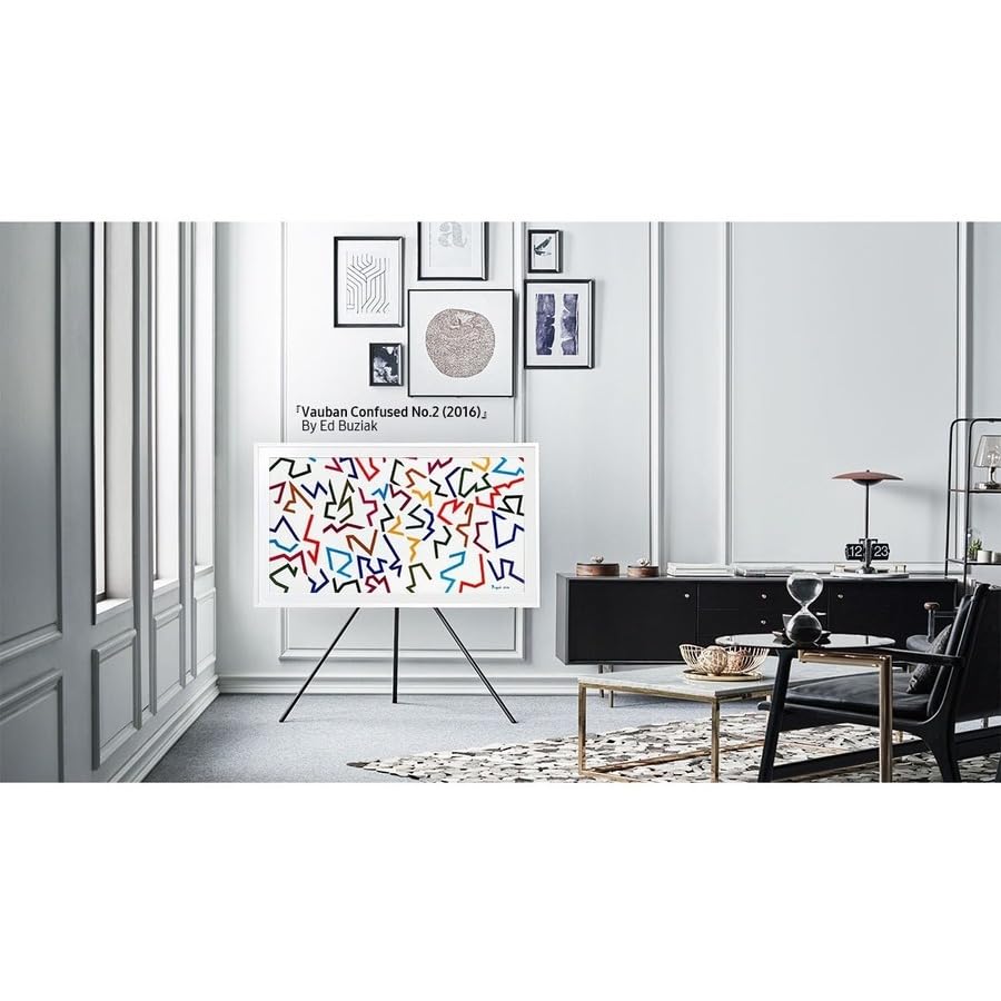 Samsung The Frame 65-inch bezel modern white magnetic swap demonstrates quick style updates