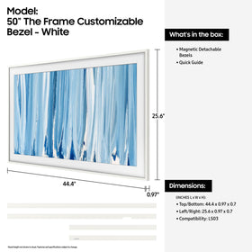 Samsung The Frame bezel in Modern Teak for stylish room matching