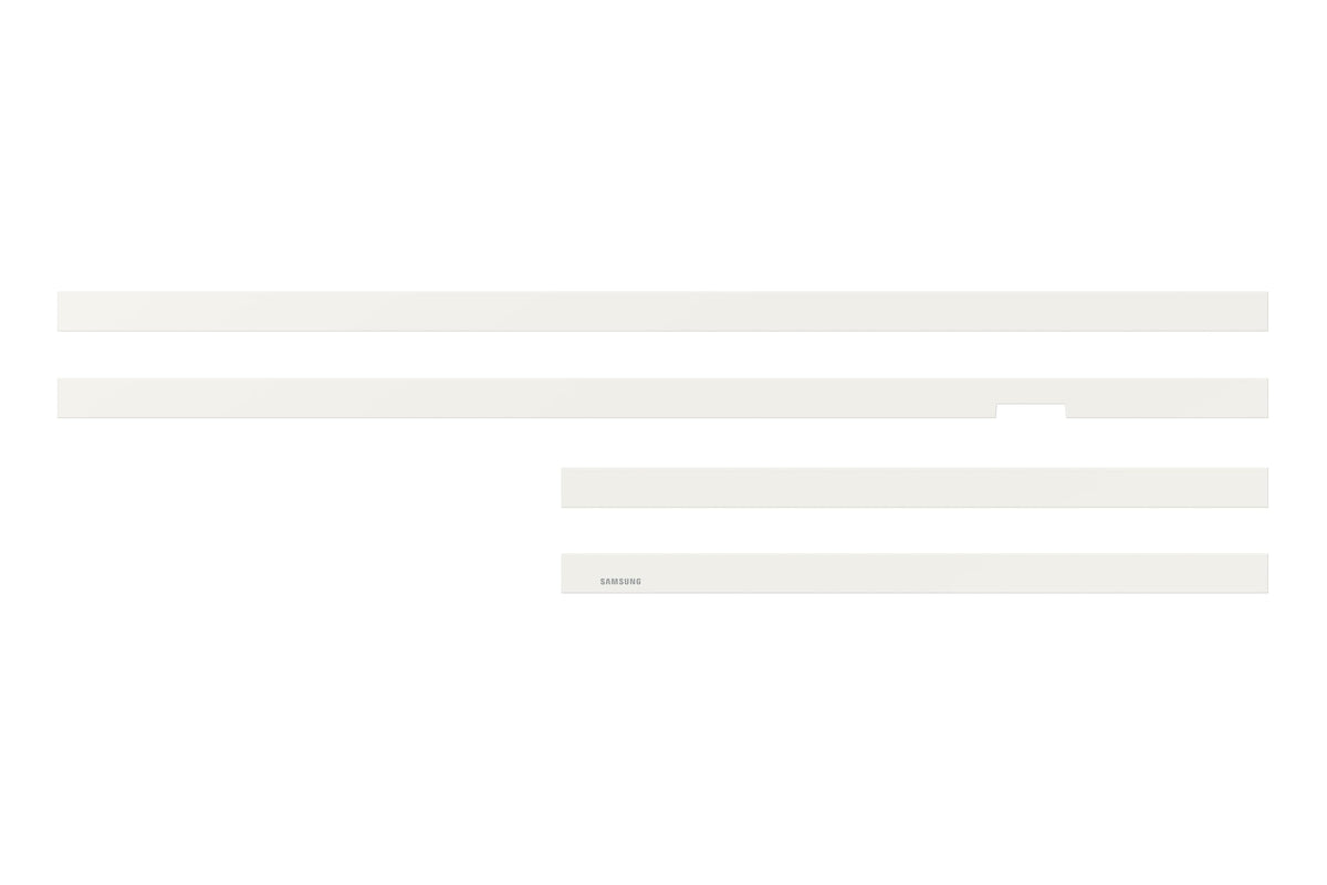 Samsung bezel color options laid flat illustrating choice and coordination