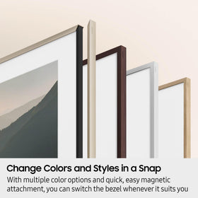 Samsung The Frame compatibility 32-85 inch for flexible living space.
