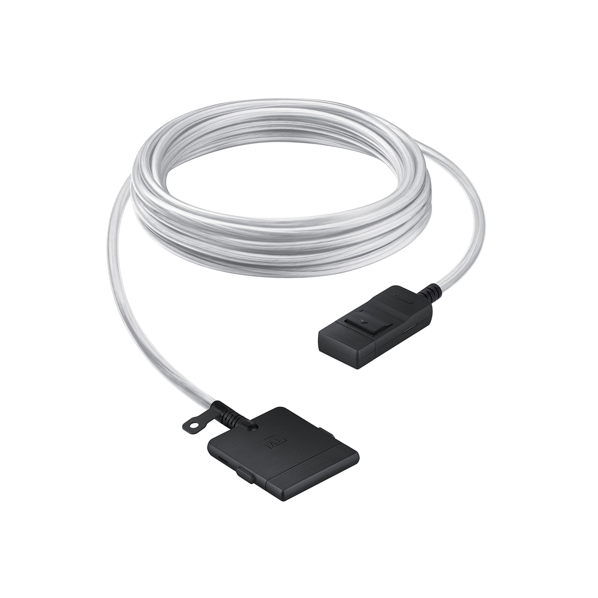 Samsung wall-mounted Neo QLED with invisible cable showing clean installation benefit