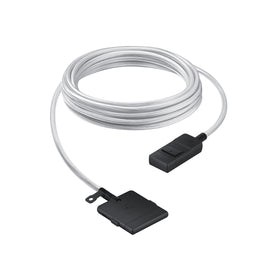 Samsung wall-mounted Neo QLED with invisible cable showing clean installation benefit