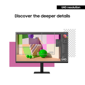 Samsung ViewFinity S7 32 HDMI and DP ports enable flexible setups.