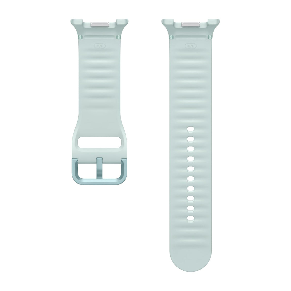 Samsung Sport Band dynamic lug detail demonstrating one-click attachment