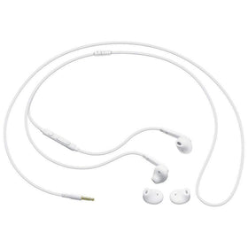 Samsung wired earbuds black velvet carrying pouch for secure travel storage.
