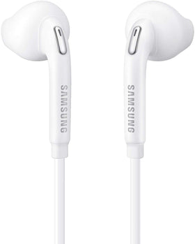 Samsung wired earbuds microphone remote close-up enables easy hands-free calls.