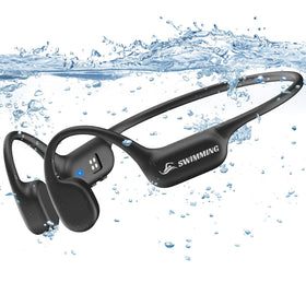 SAMVEK front view showing waterproof headset and comfortable fit benefit