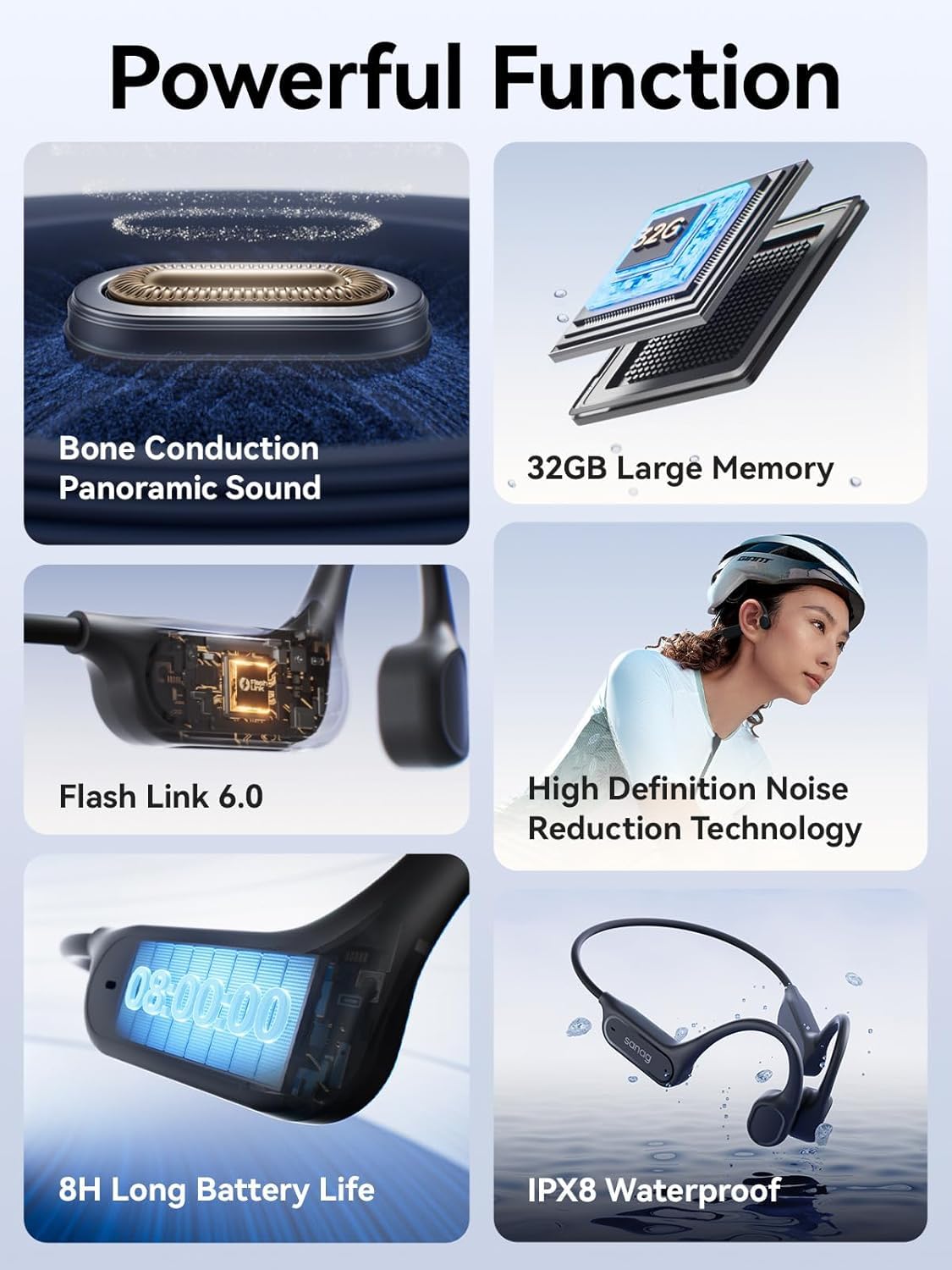Sanag B33S controls and USB port detail showing easy MP3 switching and simple file transfer