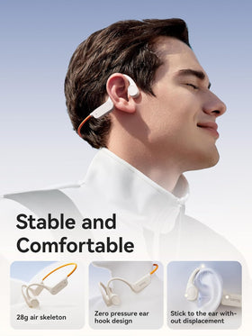Sanag B33S held in hand to show compact size and lightweight design for all-day wear