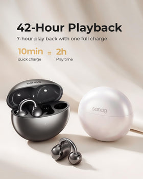 Sanag S6S Ultra delivers up to 42 hours of playback with the charging case