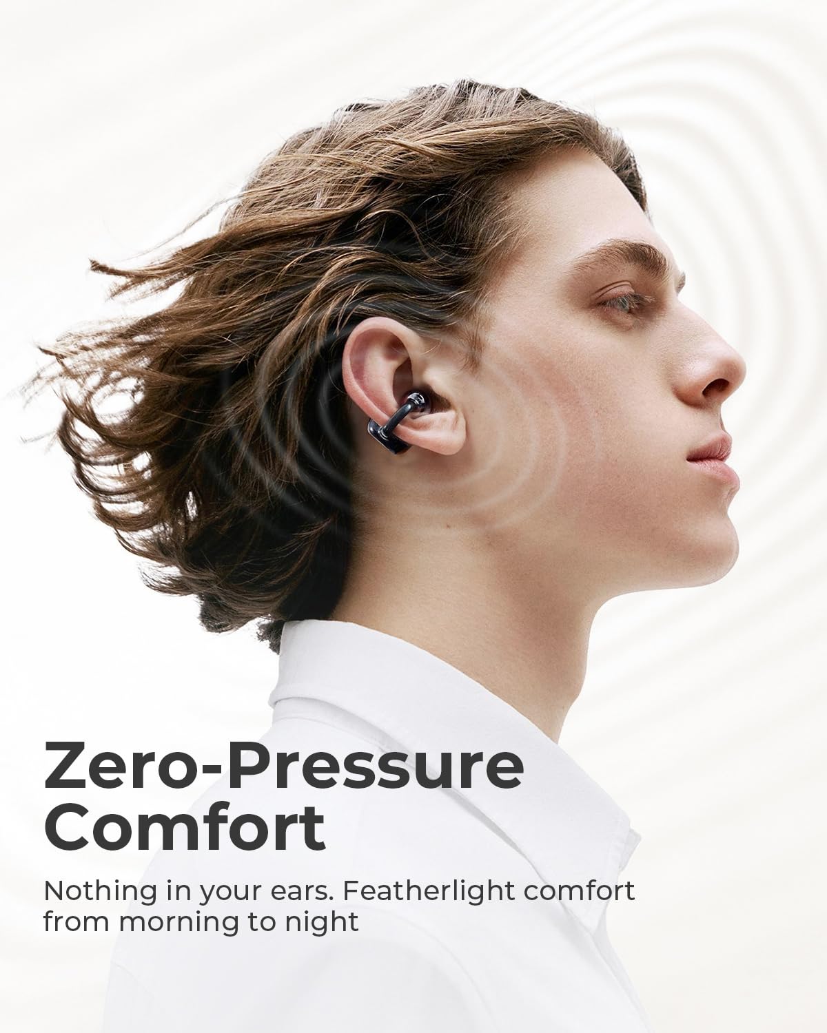 Sanag S6S Ultra worn during running shows open-ear comfort.