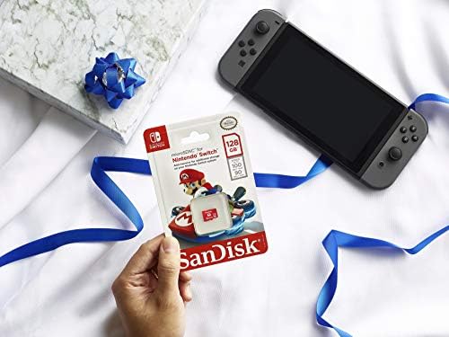 SanDisk microSDXC storing game screenshots and captures to free internal console space quickly