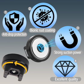 SangAncons zbab1 rubber-coated base provides stability and surface protection