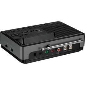 Sangean CL-100 on bedside table as alarm radio, dependable wake-up benefit