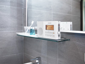 Sangean H201 large LCD display makes station and time easy to read