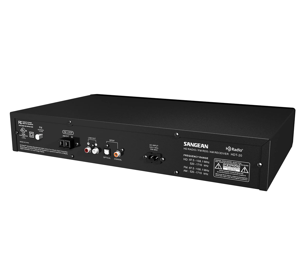 Sangean HDT-20 remote control image showing infrared keypad for quick input
