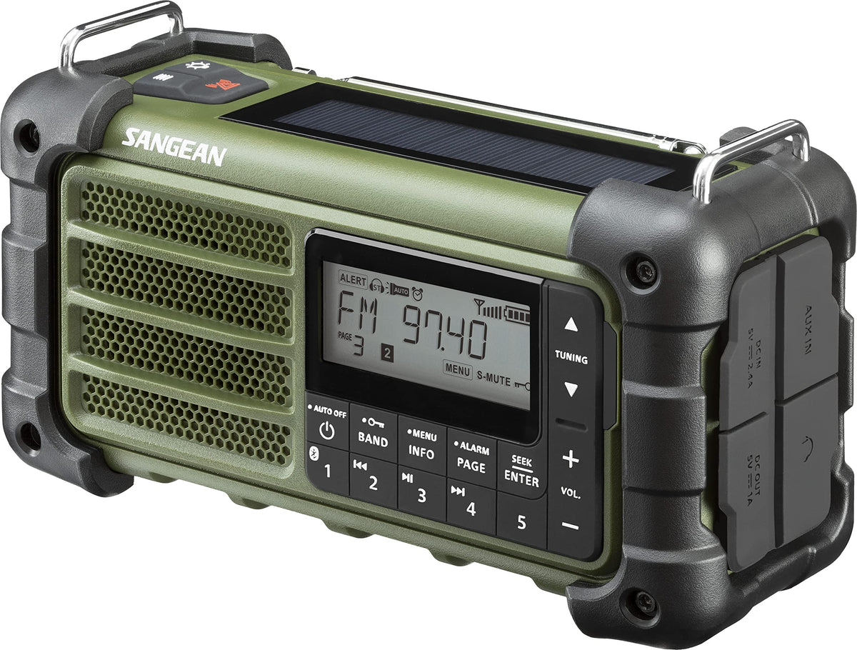 Sangean MMR-99 with ATS and memory presets for quick station access.