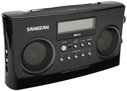 Sangean PR-D5BK with 200mm ferrite antenna enhances AM reception