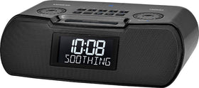 Sangean RCR-30 front view with dial and clock display for easy tuning