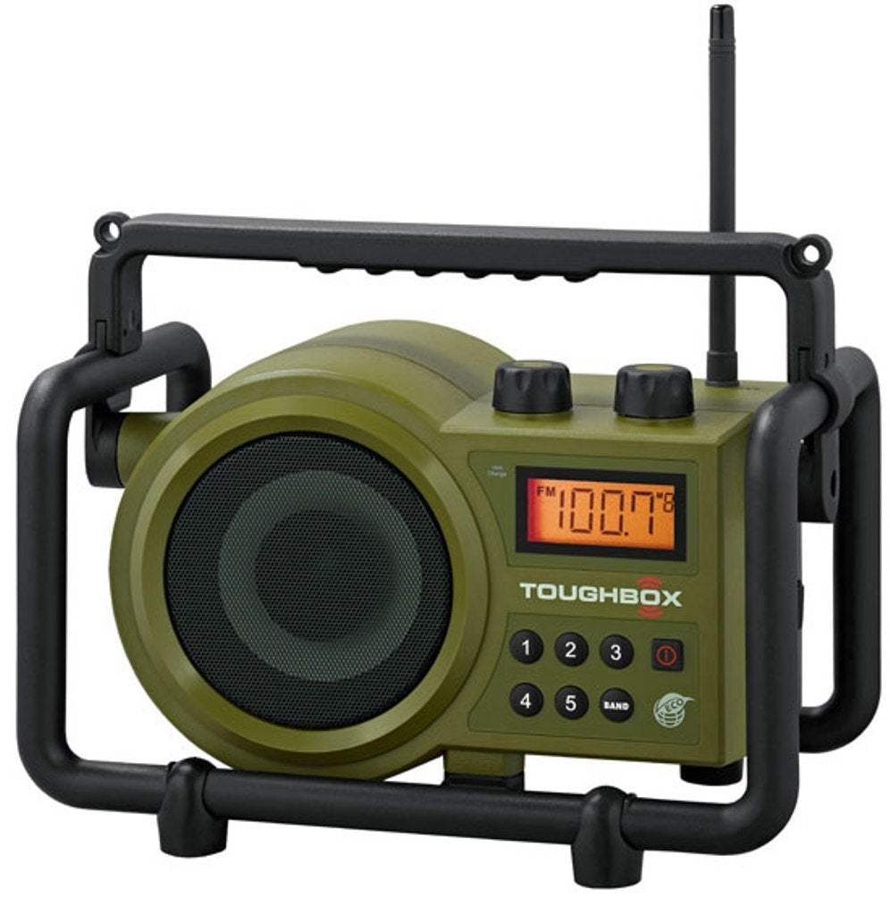 Sangean TB-100 ToughBox antenna for dependable AM/FM reception on the job site