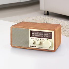 Sangean WR-11 record-out jack detail for external equipment routing