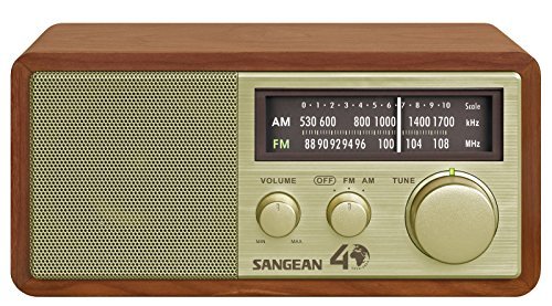 Sangean WR-11SE external AM/FM connections expand your antenna options.