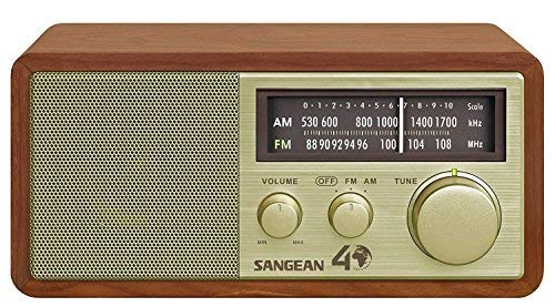 Sangean WR-11SE LED tuning indicator adds clear visual feedback during tuning.