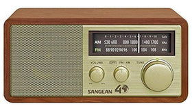 Sangean WR-11SE LED tuning indicator adds clear visual feedback during tuning.