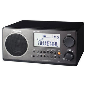 Close look at the 3-inch front-firing speaker in the WR-2