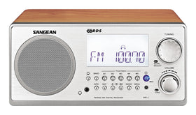 Sangean WR-2 acoustic bass compensation enhances depth in a compact cabinet.