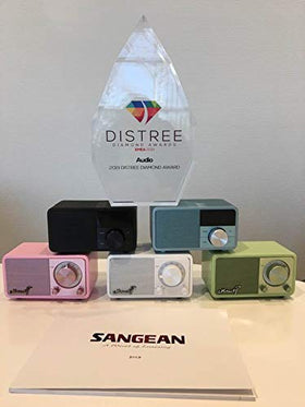 Sangean WR-7DK bass detail illustrating rich sound at home