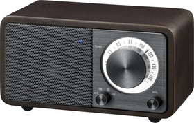 Sangean WR-7DK side view showing slim profile for small spaces