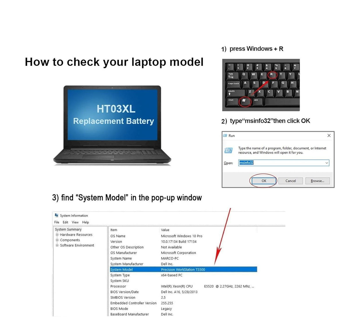 SANISI battery installed in HP Pavilion 14, restores laptop cordless productivity