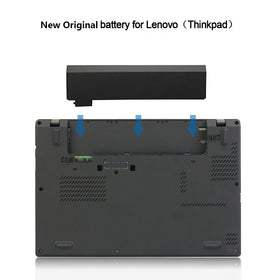 SANISI battery installed in a ThinkPad bay demonstrating easy swap and restored portability