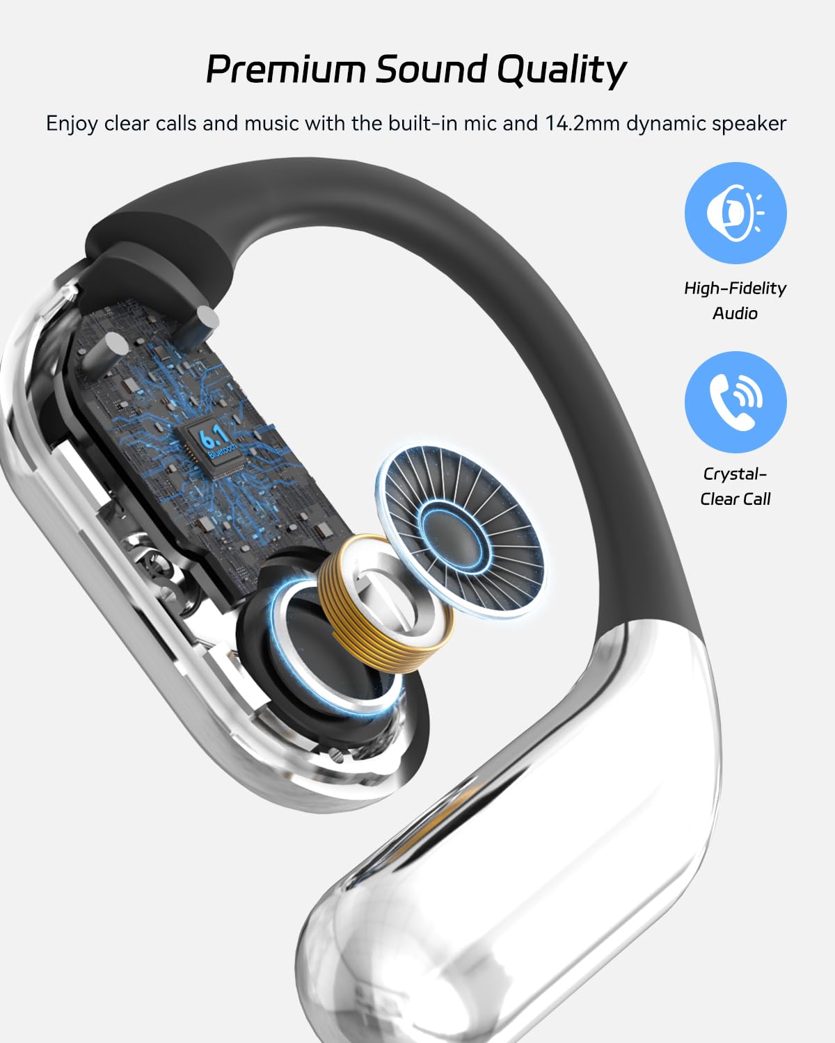 SANOTO 50-hour playtime supports long commutes and workouts.