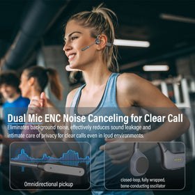 SANOTO dual mic ENC system delivering clear voice pickup in windy conditions.