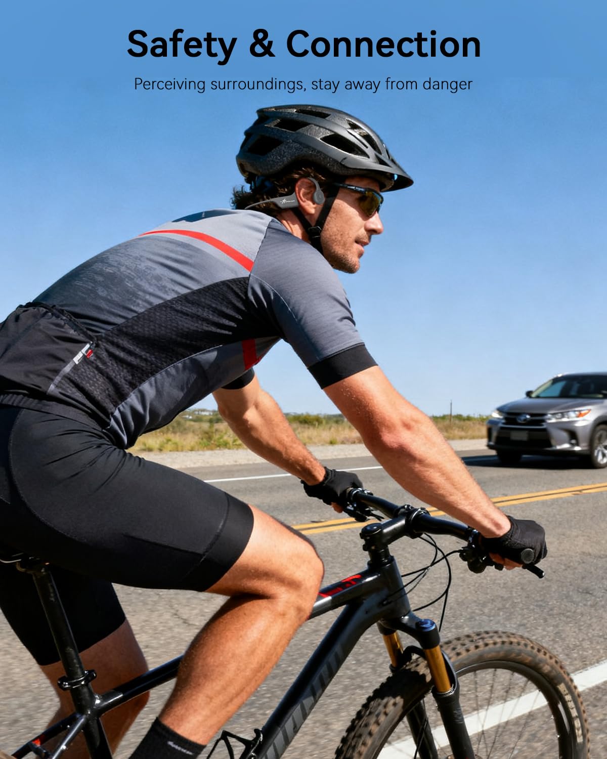 SANOTO Bluetooth 5.3 headphones with low latency for dynamic training sessions