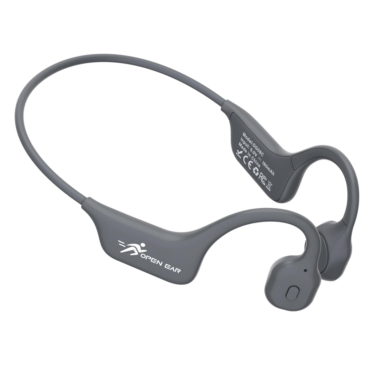 SANOTO bone conduction headphones in open ear design for aware listening during workouts