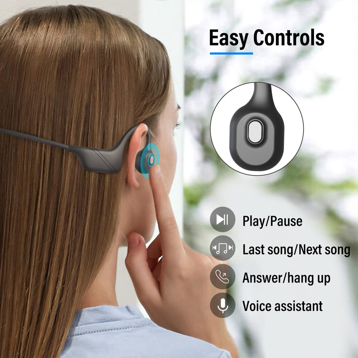 SANOTO skin-friendly silicone pads and titanium frame provide durable comfort.