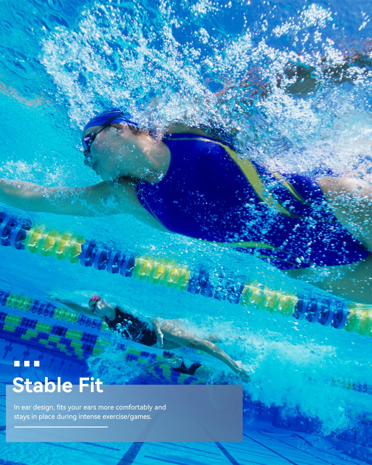 SANOTO swimming headphones Bluetooth 5.4 for wireless control